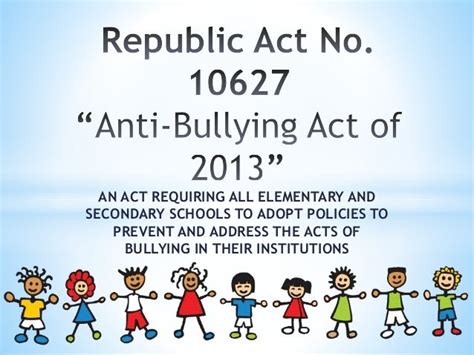 anti bullying act ppt